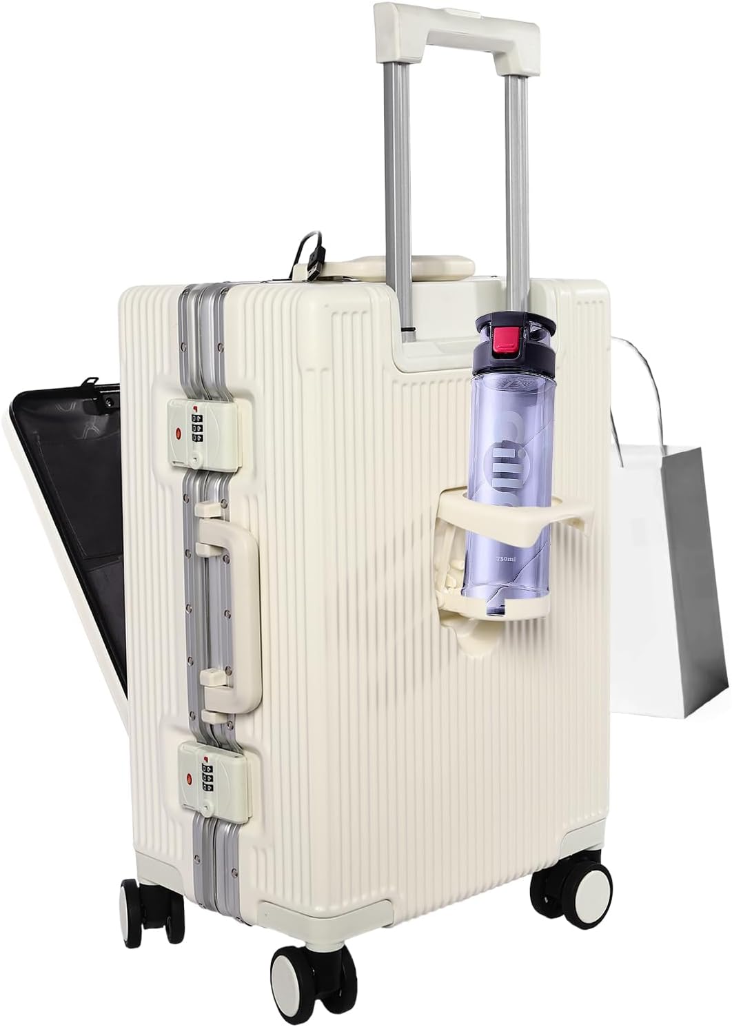 Shell Suitcases with Wheels for Domestic&International Tourism