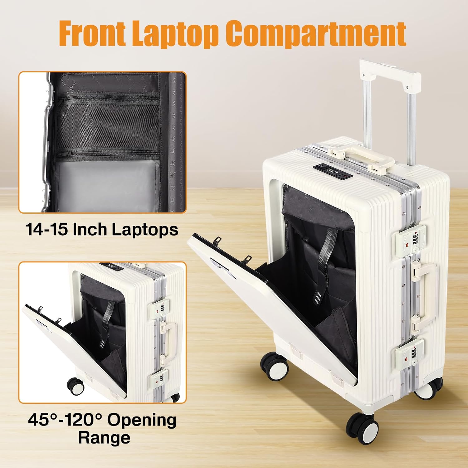 Shell Suitcases with Wheels for Domestic&International Tourism