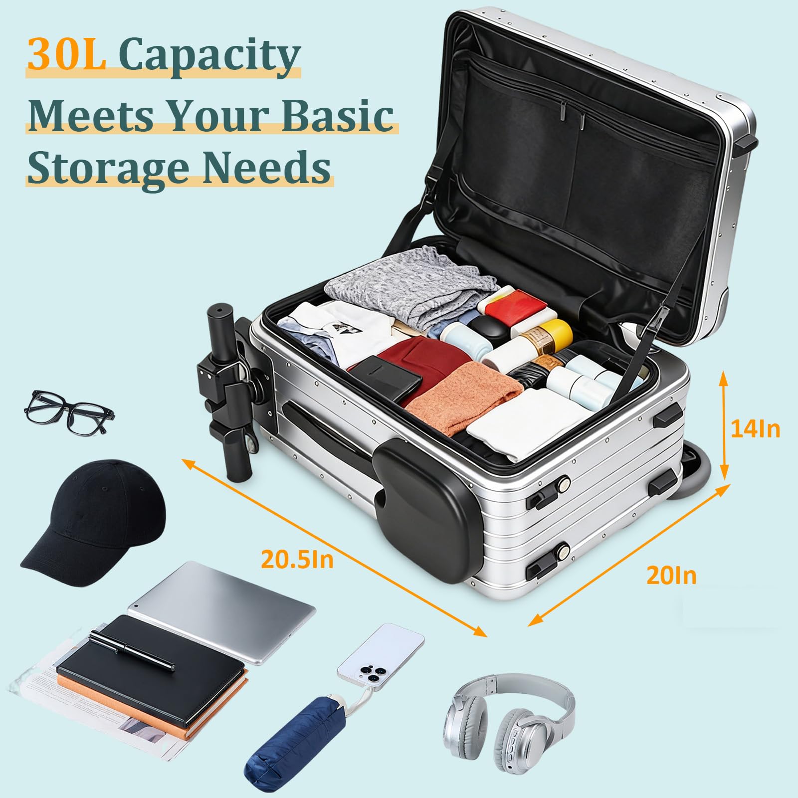 Electric Suitcase, Smart Rideable Suitcase
