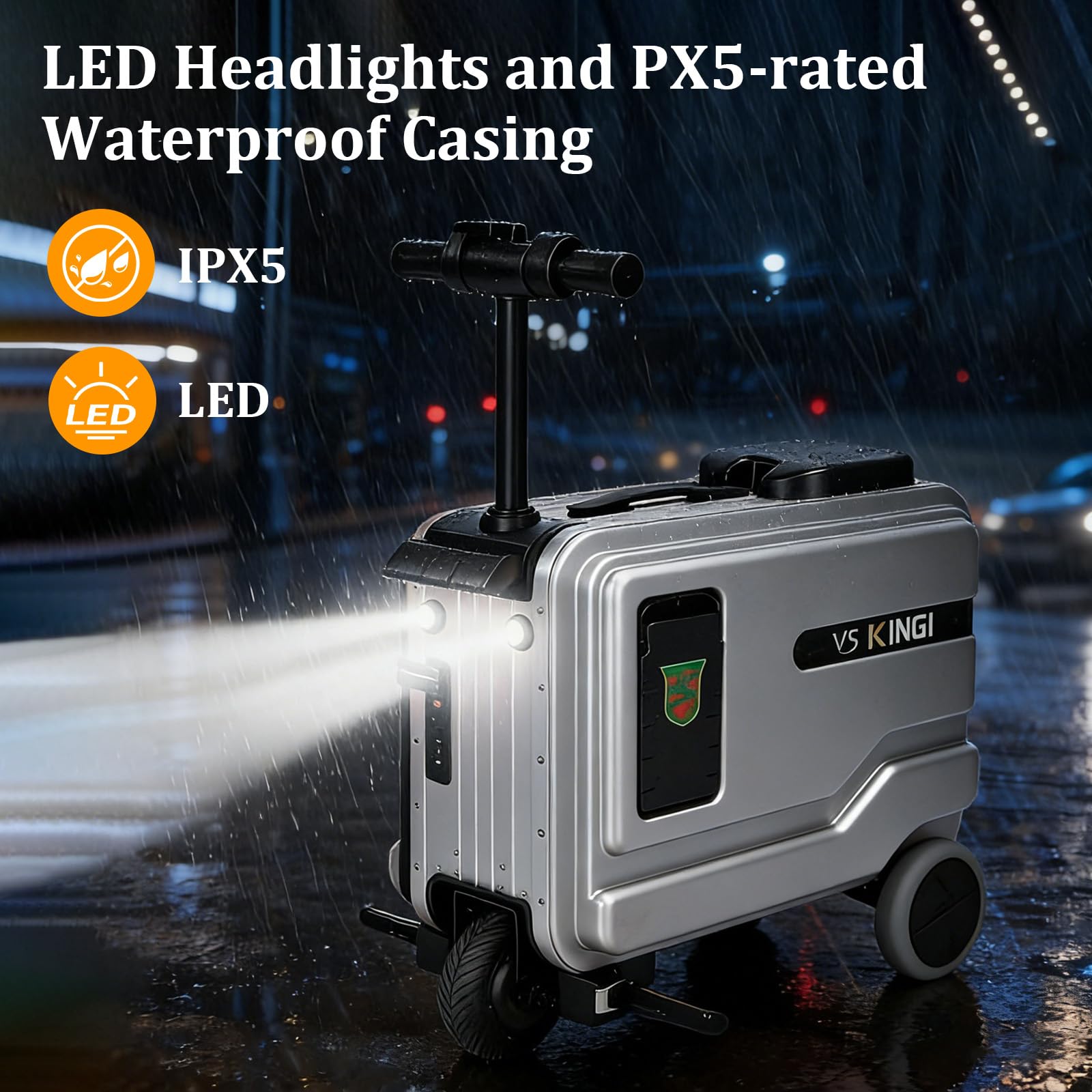 Electric Suitcase, Smart Rideable Suitcase