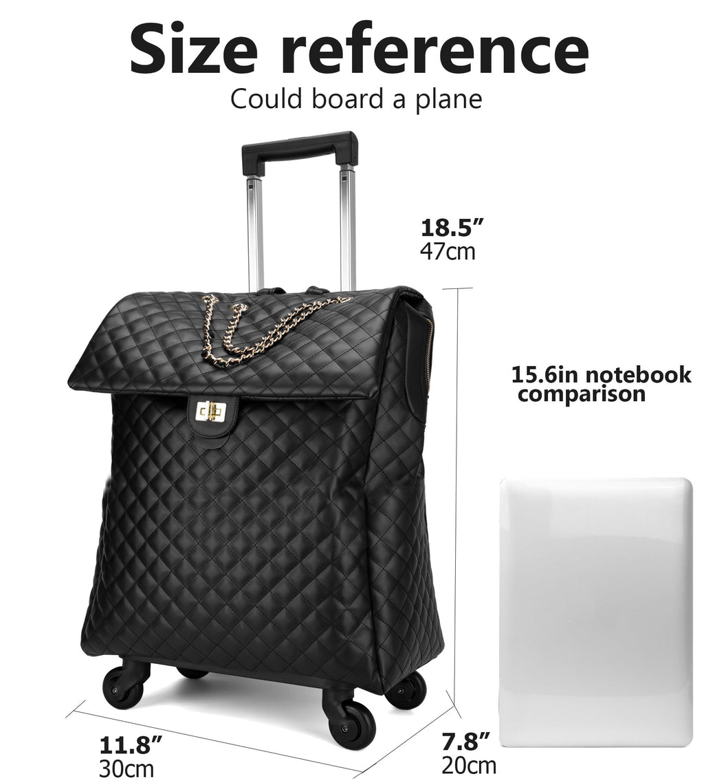 20in Leather Softside Carry on Suitcases