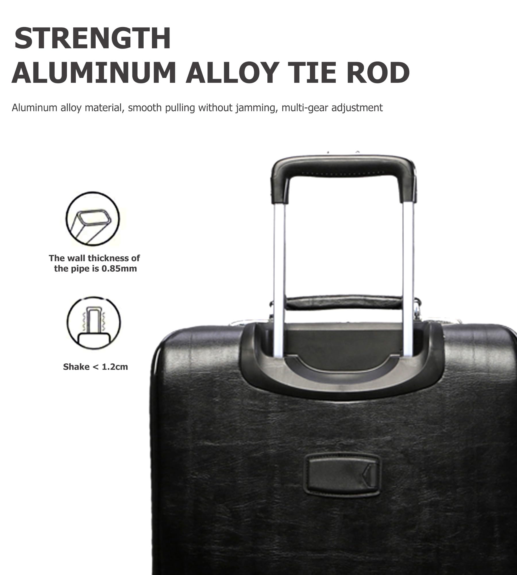 Business Spinner Wheels Luggage PVC