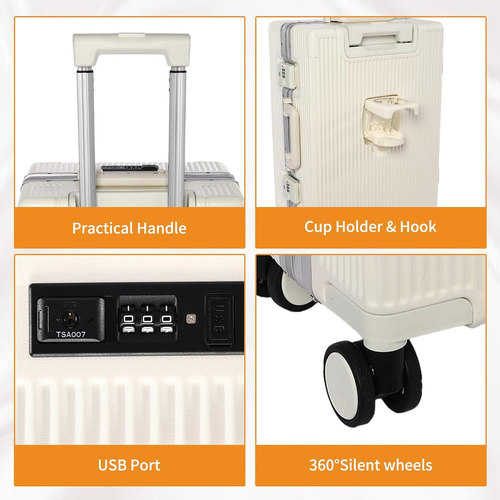 Shell Suitcases with Wheels for Domestic&International Tourism