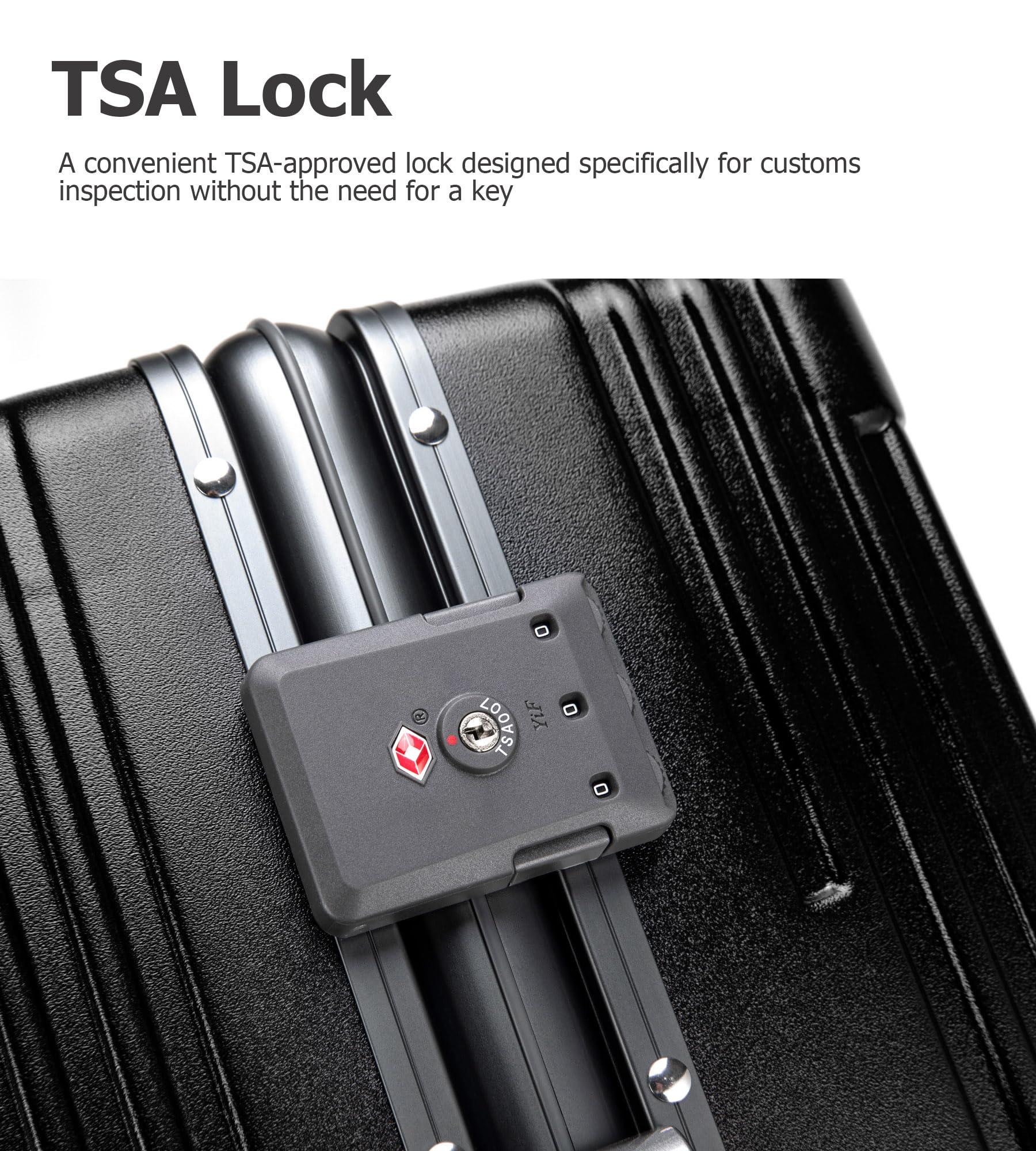 20.8"X15"X8.7 Airline Approved Built-In TSA lock Carry on Suitcase, with Cup Holder, USB Port, Phone Holder